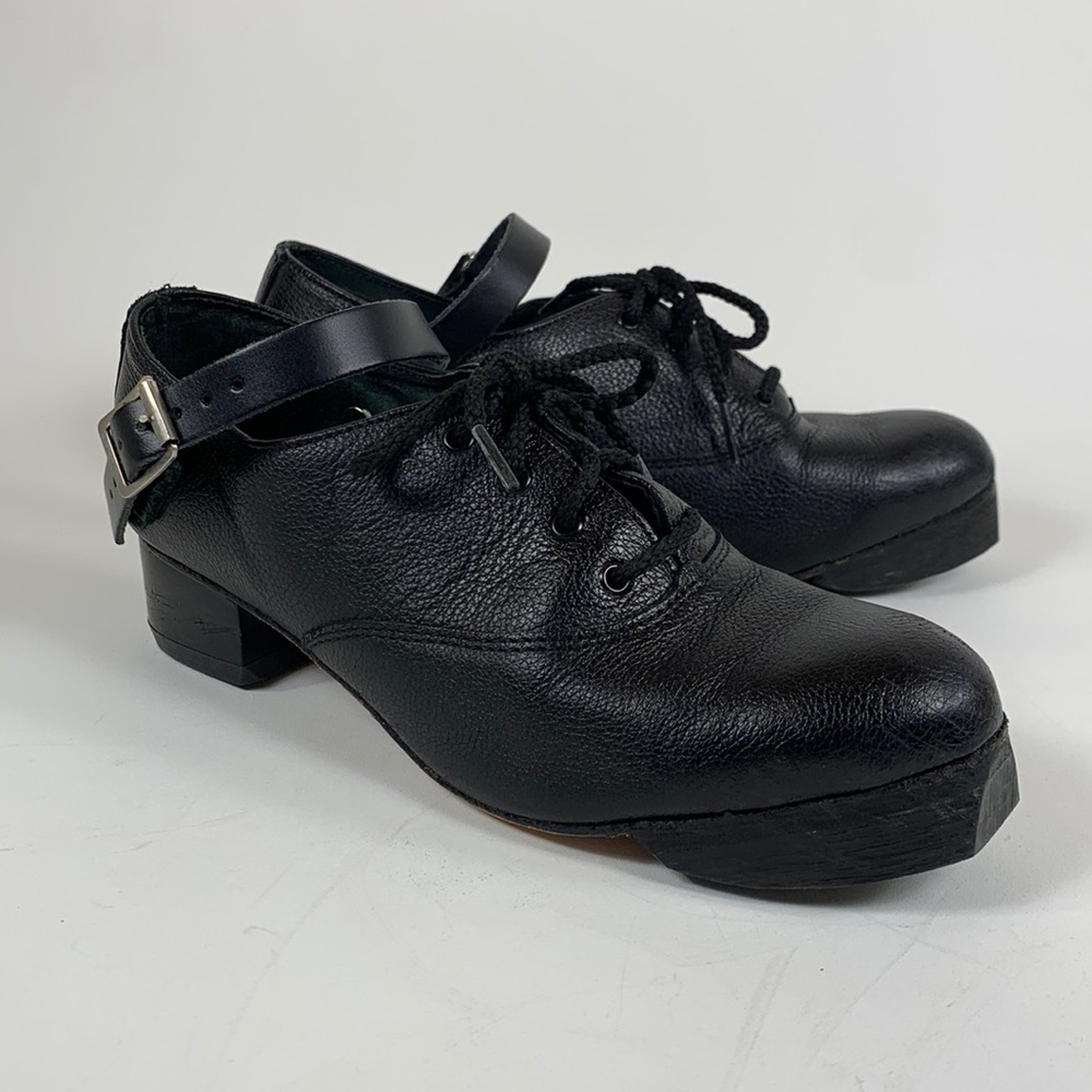 Antonio Pacelli Superflexi Irish Dance Hard Shoes, Leinster, Black Leather, 6 UK
